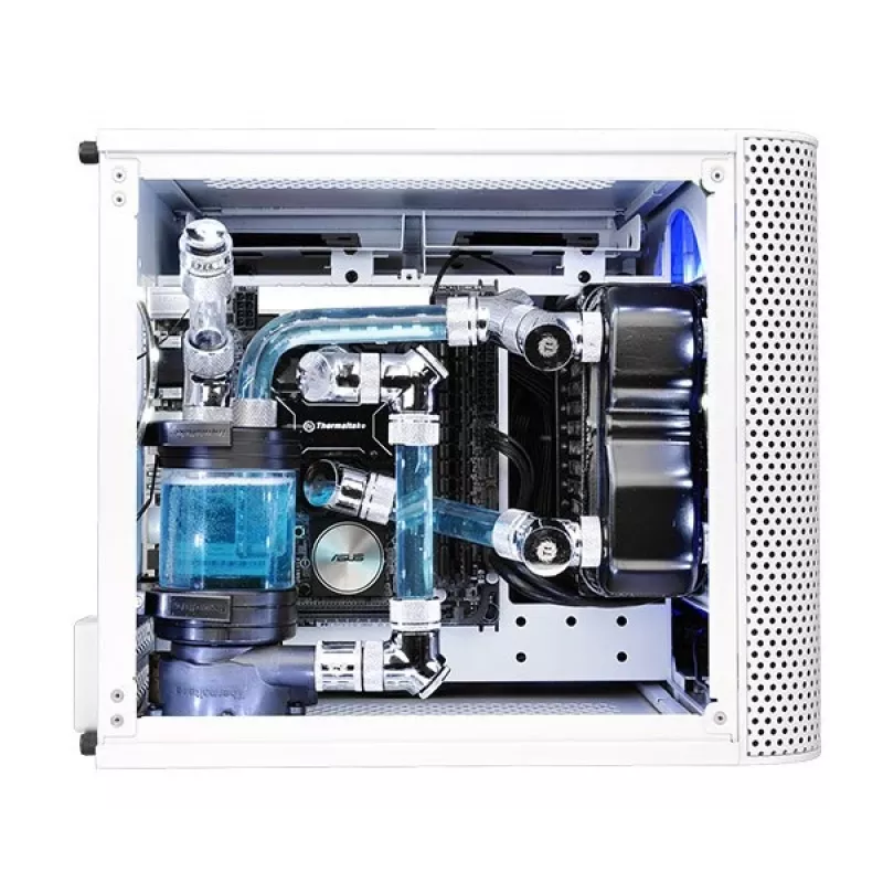Thermaltake Core V1 Snow Edition cube wit