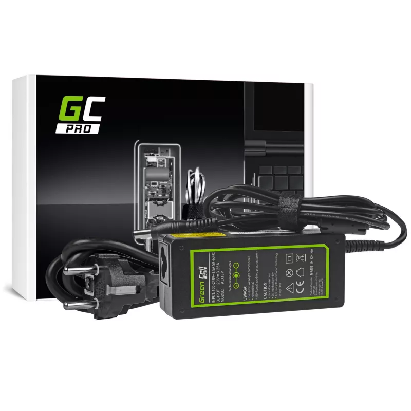 Green Cell AD33P voeding/adapter indoor 65 W zwart