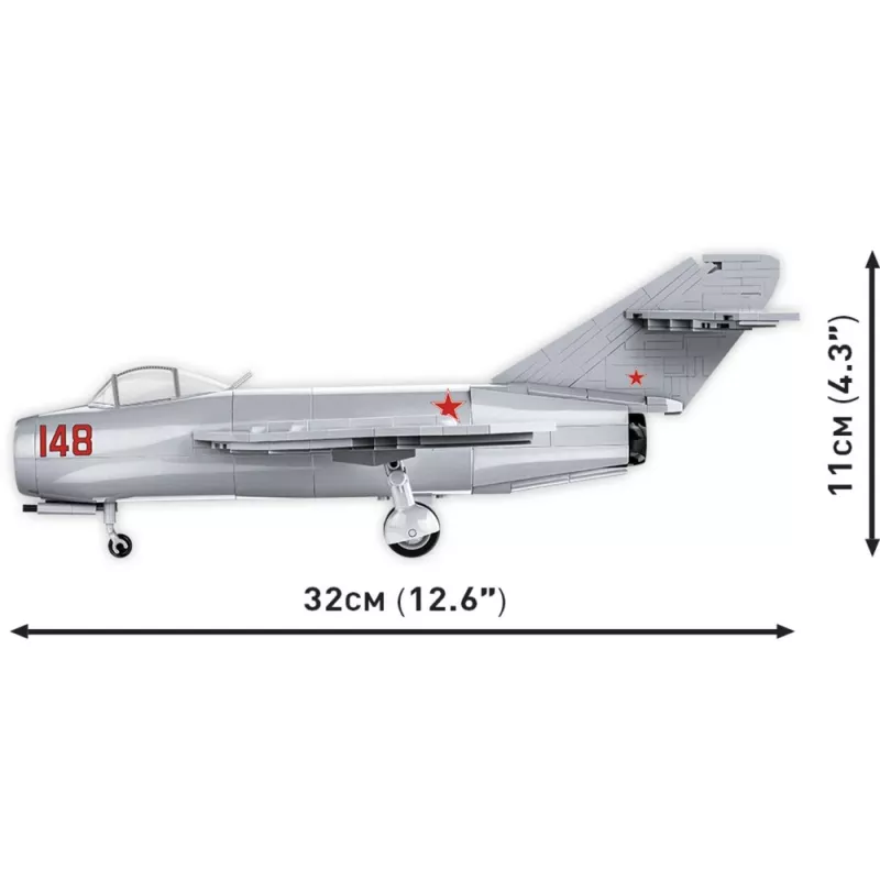 COBI Historical Collection Koreaanse Oorlog MIG-15 NAVO-code Fagot Sovjet-straaljager