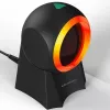 Qoltec 50857 bedrade desktop barcodescanner, 1D/2D, QR, USB, 1,75 m kabel