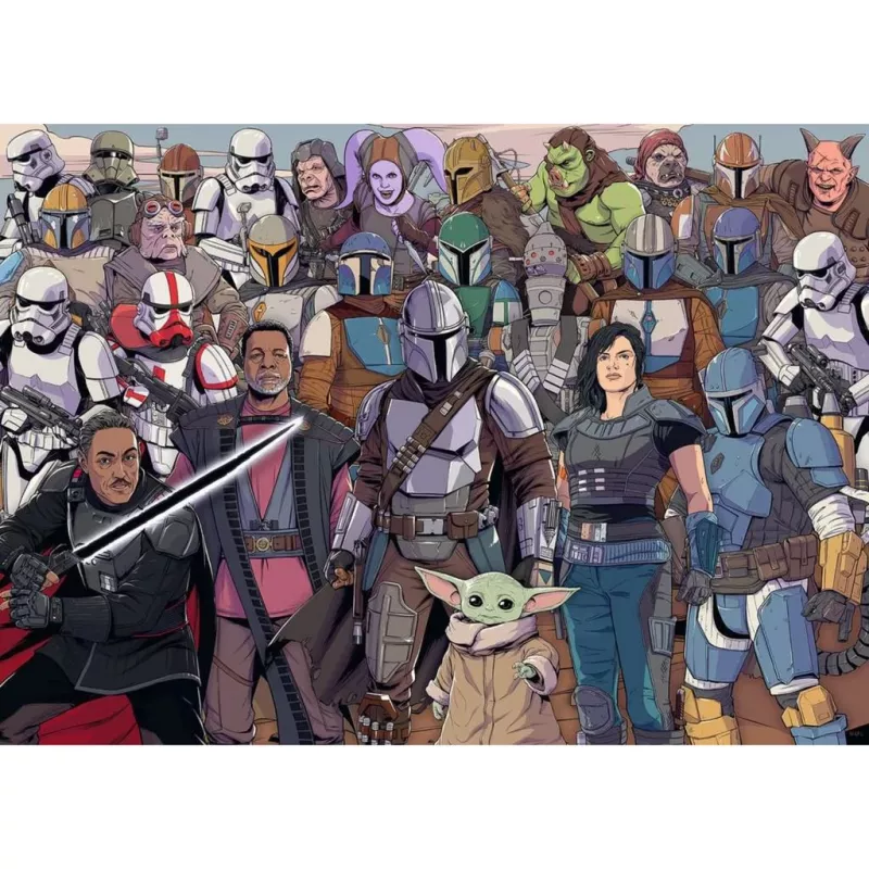 Puzzel Ravensburger Mandalorian 1000 stukjes – Star Wars 1000-stukjes puzzel
