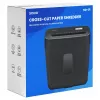 Papiervernietiger SAVIO ND-01, kruissnede 4 x 32 mm, 11 L bak, 230 W, zwart, 72 dB