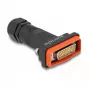 DeLOCK 87808 DB-26 (M) HD D-Sub-connector met duimschroeven, zwart/rood