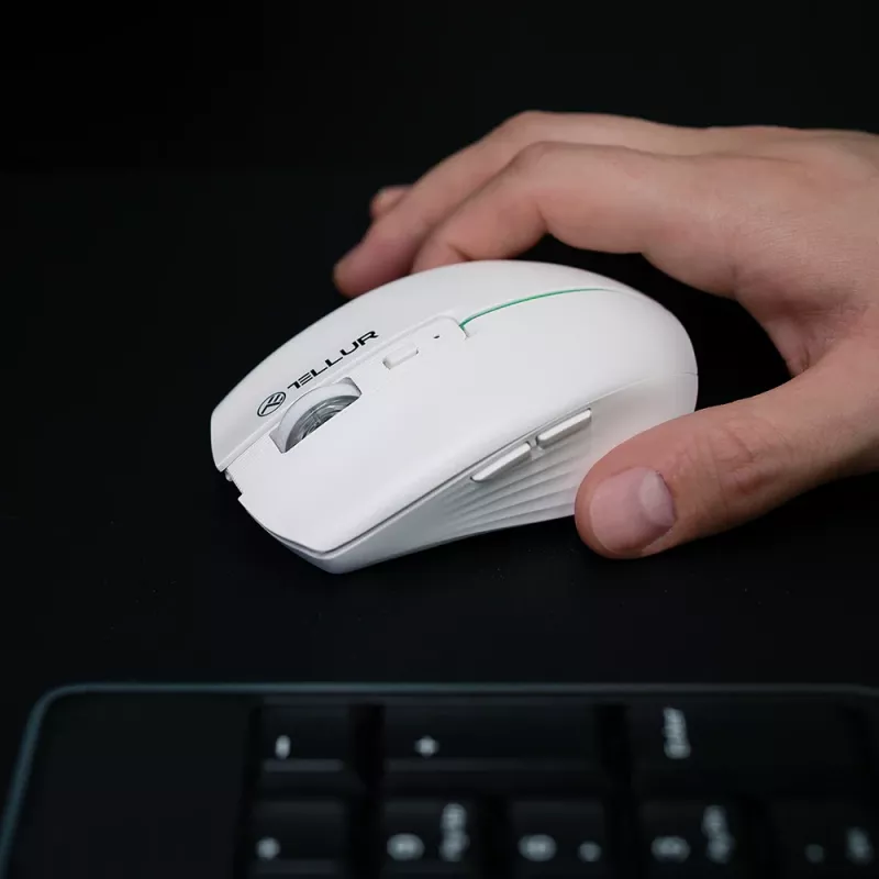 Tellur Silent Click draadloze muis wit