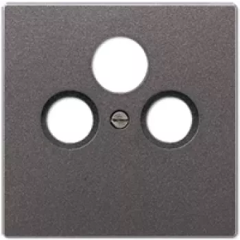 JUNG AL 2990 SAT AN - antraciet - aluminium - SAT + TV + radio