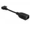 USB-kabel DeLOCK 83104 micro-USB B naar USB A 0,11 m zwart