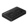 Qoltec 52274 M.2 SSD-dockingstation | NVMe | SATA | USB-C | DUAL 2 x 2TB