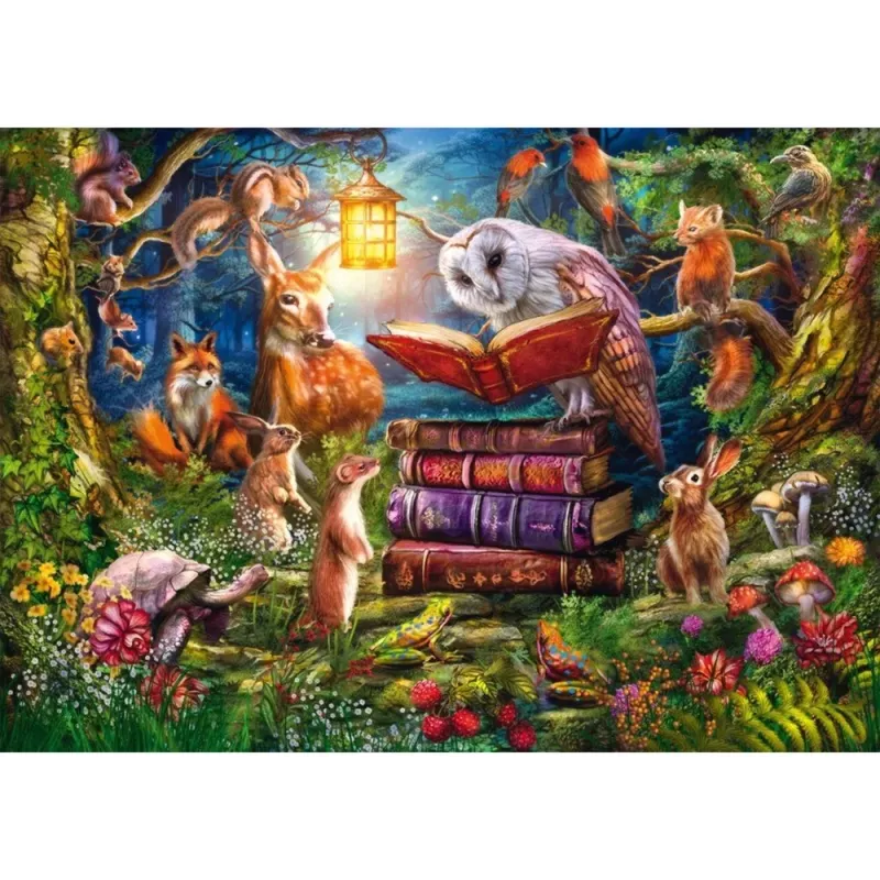 Schmidt Spiele puzzel Waldgeschichten bei Nacht – 1000 stukjes