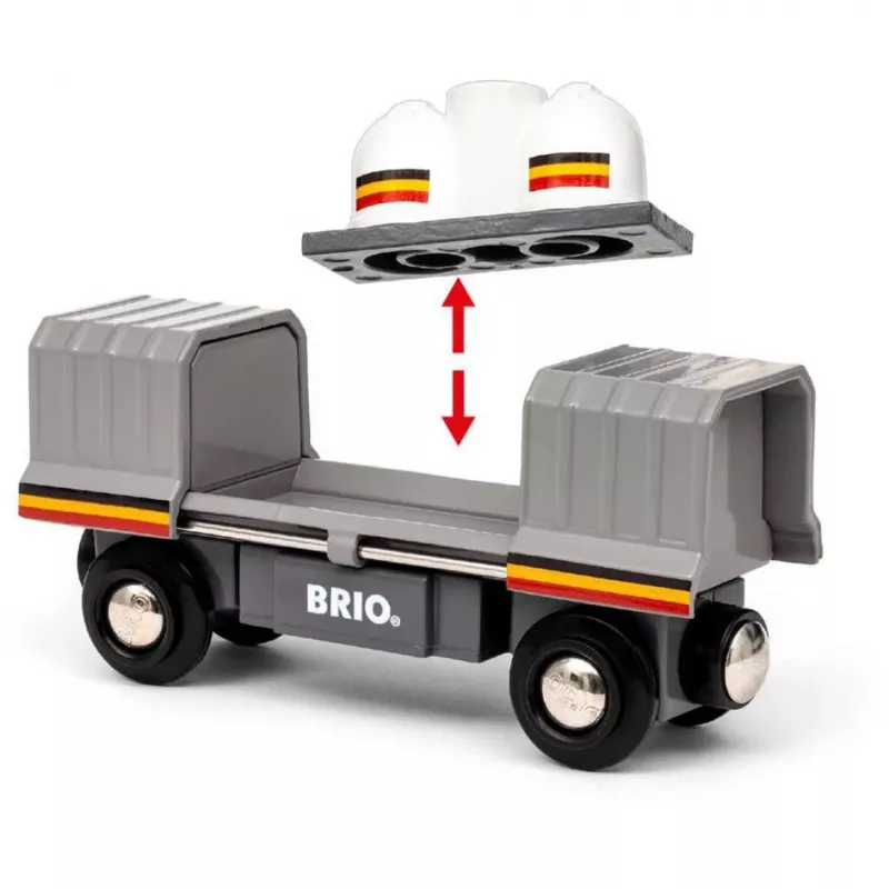 Trein BRIO World Santa Fe Train Trains of the World meerkleurig