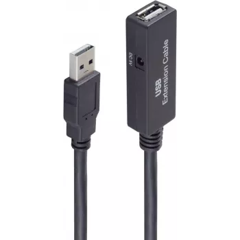 USB-kabel ShiverPeaks BS13-29055 5m USB A zwart