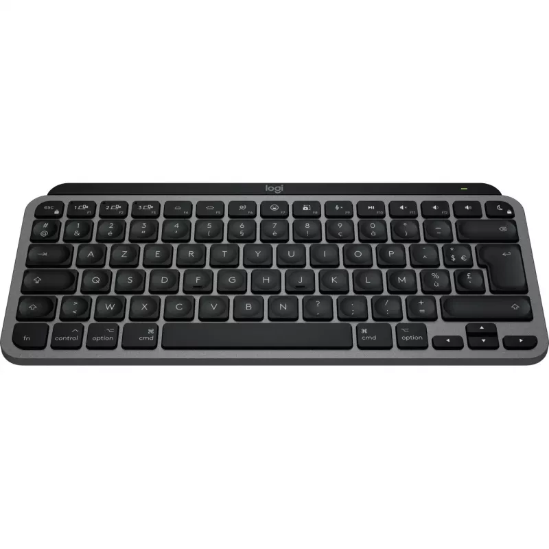 Logitech Master Series MX Keys Mini voor Mac – toetsenbord – compact – verlicht – draadloos – Bluetooth LE – AZERTY – Frans – Space-grijs (920-012646)
