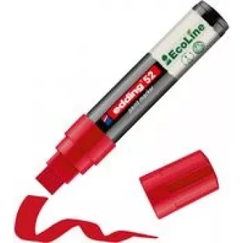 Paintmarker Edding 52 EcoLine, rood, punt 4,0–15,0 mm