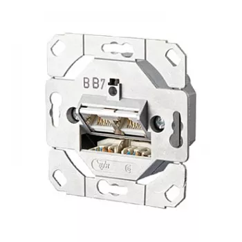 METZ CONNECT BTR E-DAT C6 8/8(8) UP0 - aansluitdoos, inbouw - RJ-45 X 2 (1307381200-I)