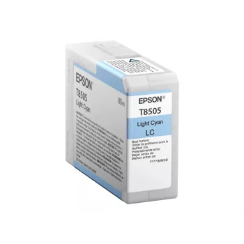 Epson singlepack lichtcyaan T850500, lichtcyaan, pigmentinkt, 80 ml, 1 stuk