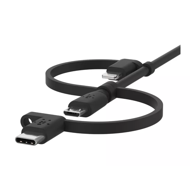 Belkin universele kabel Lightning/Micro/USB-C