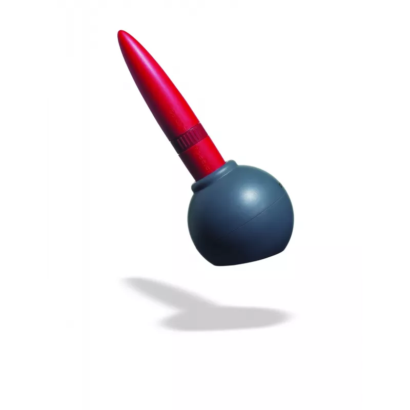 ViceVersa Inky 2-in-1 aardappelschiller en schraper met standaard, rood