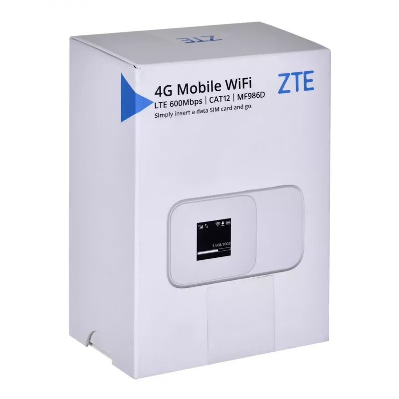 Router ZTE MF986D 4G UFI LTE CAT12/13 1x USB Type-C, 1x SIM-slot 2x TS-9