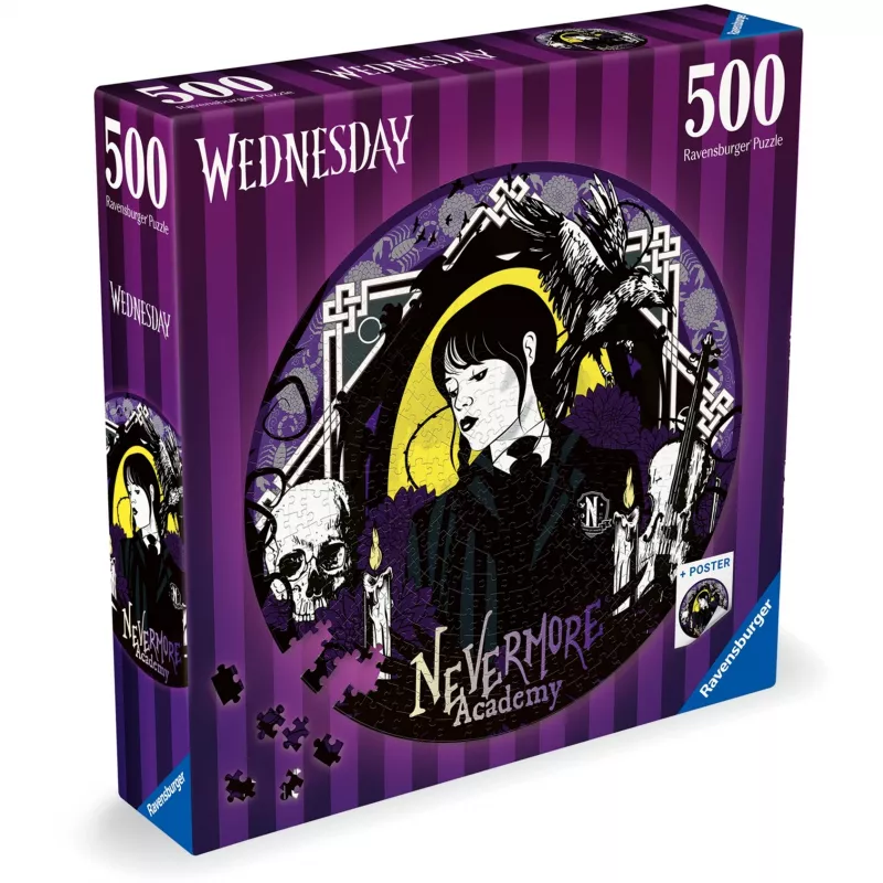 Ronde puzzel Wednesday (500 stukjes)