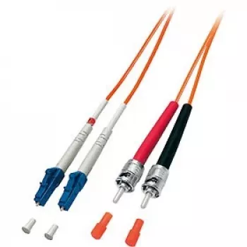 Equip LC/ST 50/125μm 10m InfiniBand/glasvezelkabel oranje