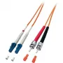 Equip LC/ST 50/125μm 10m InfiniBand/glasvezelkabel oranje
