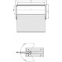 SCHROFF opstel-trekhandgreep - opstel-trekhandgreep 84TE 2HE (24575078)