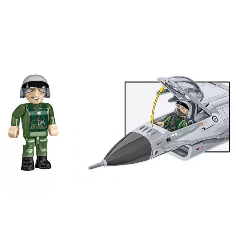 Cobi bouwset F-16AM Fighting Falcon, 495 onderdelen, model op schaal