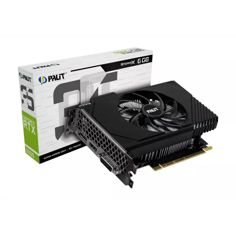 Palit GeForce RTX 3050 StormX 6GB GDDR6 Grafische kaart