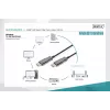 HDMI AOC hybride glasvezelkabel Digitus AK-330125-200-S