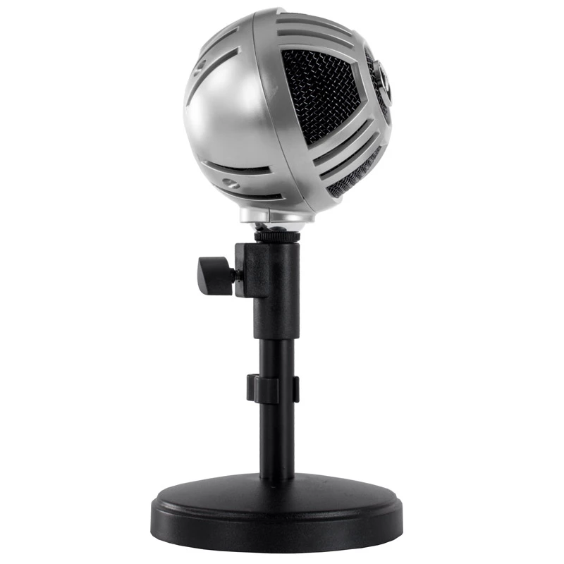 Arozzi Sfera desktopmicrofoon, USB - chroom