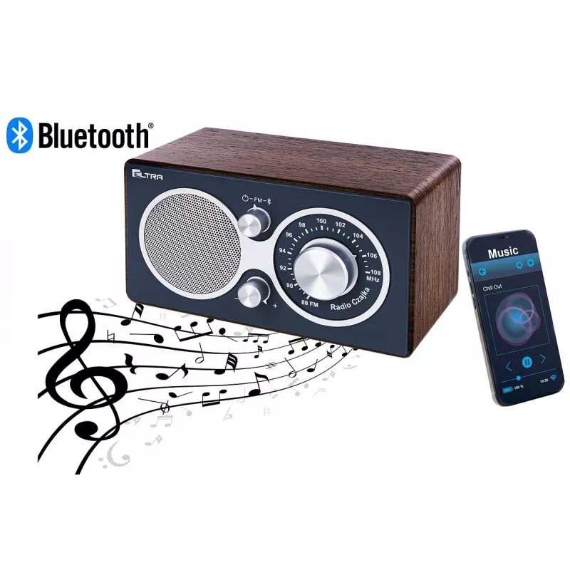 Radio Eltra CZAJKA Bluetooth model — draagbare radio met Bluetooth-connectiviteit