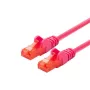 LOGON TCU66U100M netwerk-patchkabel, Cat6 U/UTP, 10 m, magenta