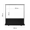 Maclean draagbaar projectiescherm, compact, statief, 66, 16:9, MC-210