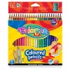Colorino Kids driehoekige kleurpotloden 24 kleuren (met puntenslijper)