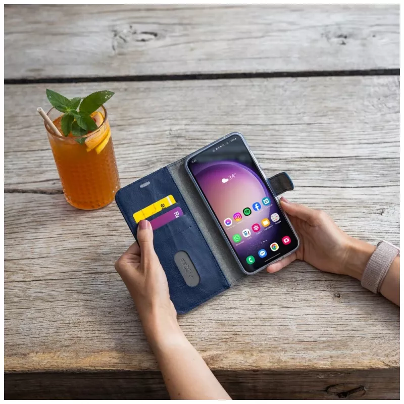 Fixed Opus | Book Case | Samsung | Galaxy A36 5G/A56 5G | leer | blauw