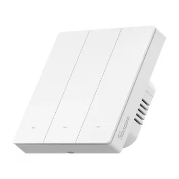 Aanraakloze wandschakelaar Sonoff ZBM5-3C-86W 3-kanaals Zigbee, 3-voudig, inbouw