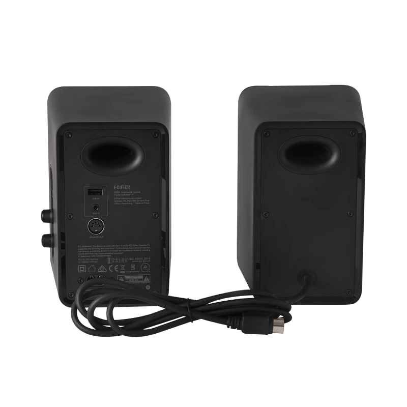 Edifier QR30 Desktoplautsprecher zwart Bluetooth RGB retail - luidspreker (QR30-BK)