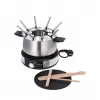 Severin FO 2471 fondue- en crêpecombinatie, zwart/roestvrij staal
