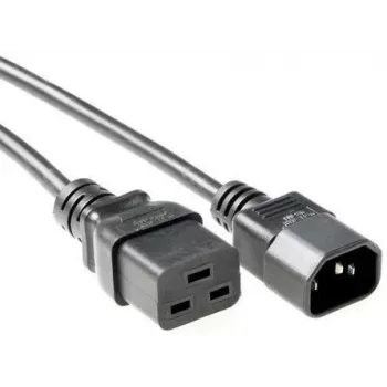 Microconnect PE0191410 stroomkabel zwart 1 m C19-koppeling C14-koppeling