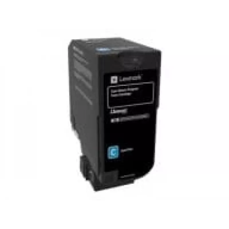 Lexmark 74C20C0 tonercartridge 1 stk. origineel cyaan