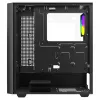PC-behuizing SAVIO Noctis Flow RGB — Cube, ATX/Mini-ITX, 3x 120 mm frontventilatoren, zijvenster van gehard glas, max. GPU 35 cm