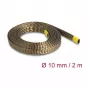 DeLOCK vlechtslang van basaltvezel 2 m x 10 mm bruin
