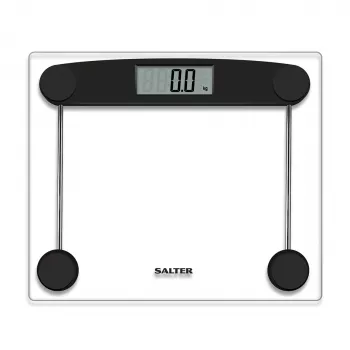 Badkamerweegschaal Salter 9208 BK3R compacte glasweegschaal elektronisch