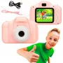 Kinderdigitale camera Extralink H20 roze 1080P 30fps 2,0 inch scherm