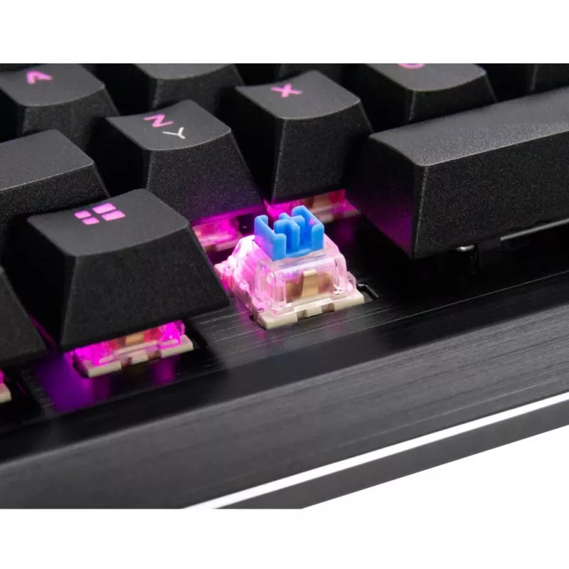 Inter-Tech NK-2000ME toetsenbord USB QWERTZ zwart (88884100)