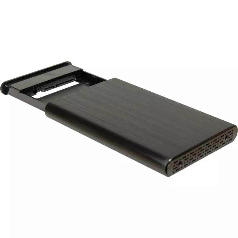 HDD-behuizing Inter-Tech 88884122 zwart 2.5 inch