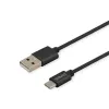 Savio CL-129 USB-kabel 2 m USB 2.0 USB A USB C zwart