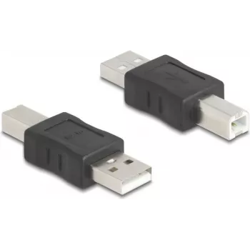 DeLOCK 67198 kabeladapter USB Type-A USB Type-B zwart