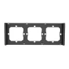 Sonoff M5-3C-80-F drievoudig afdekframe voor M5-80 schakelaars, grafiet/zwart