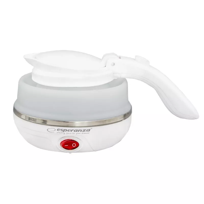 Elektrische waterkoker ESPERANZA EKK023 — 0,5 l, 750 W, wit, rvs en kunststof