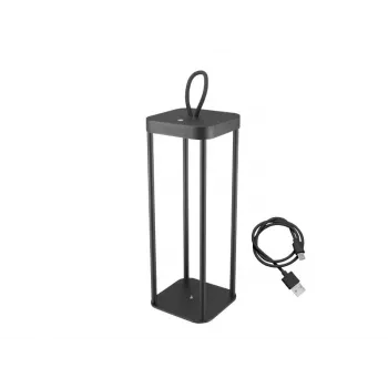 Oplaadbare lantaarn Beper P207ILI100 — zwart, draagbare LED-verlichting